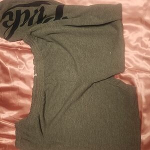 PINK Victoria's Secret Gray Joggers Soft Cotton Blend